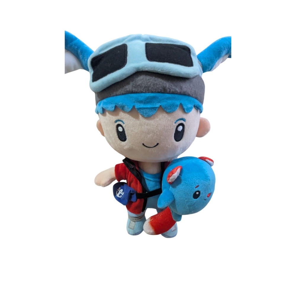 The Petting Zoo Boy Plush Goggles Red Jacket Blue Stuffed‎ Toy 15 Inch 1994